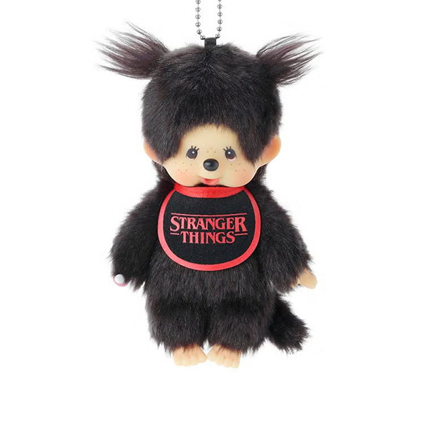 夢奇奇x怪奇物語造型玩偶吊飾(黑色圍兜-女孩)