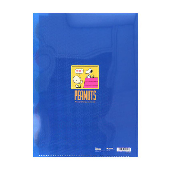 SNOOPY日製A4 5層檔案資料夾(喜劇場景2-狗屋)