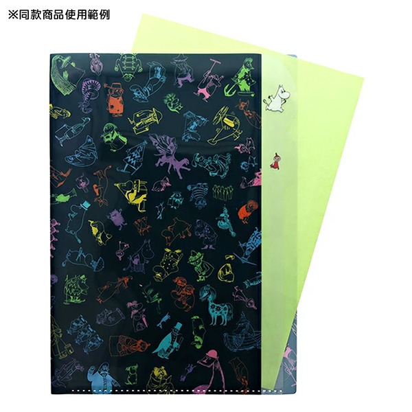 嚕嚕米日製A4 5層檔案資料夾(80週年-MU25SU)