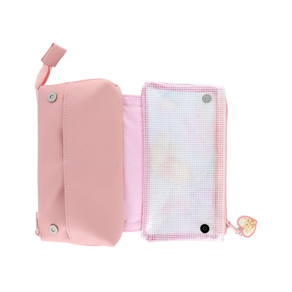 小熊維尼扁平雙層筆袋(夢幻天空)