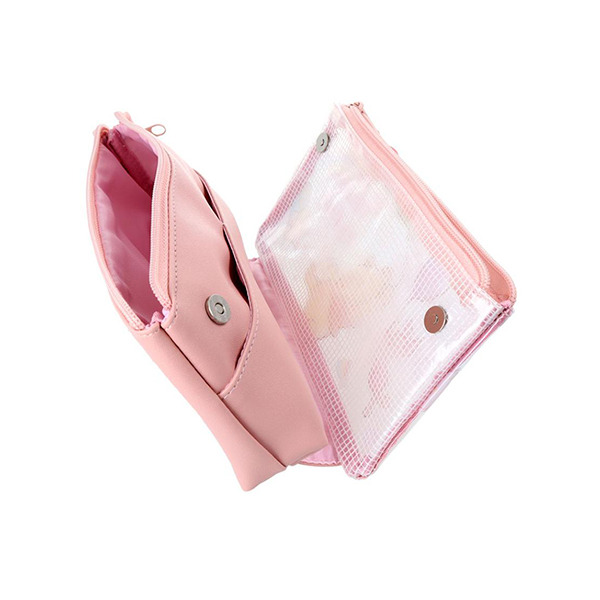 小熊維尼扁平雙層筆袋(夢幻天空)