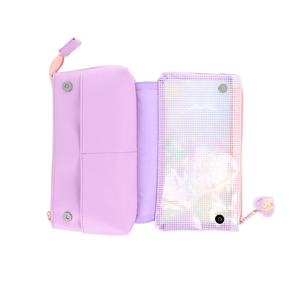 樂佩扁平雙層筆袋(夢幻泡泡)