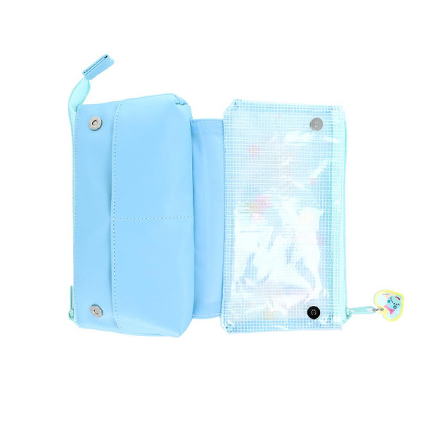 史迪奇扁平雙層筆袋(夢幻泡泡)