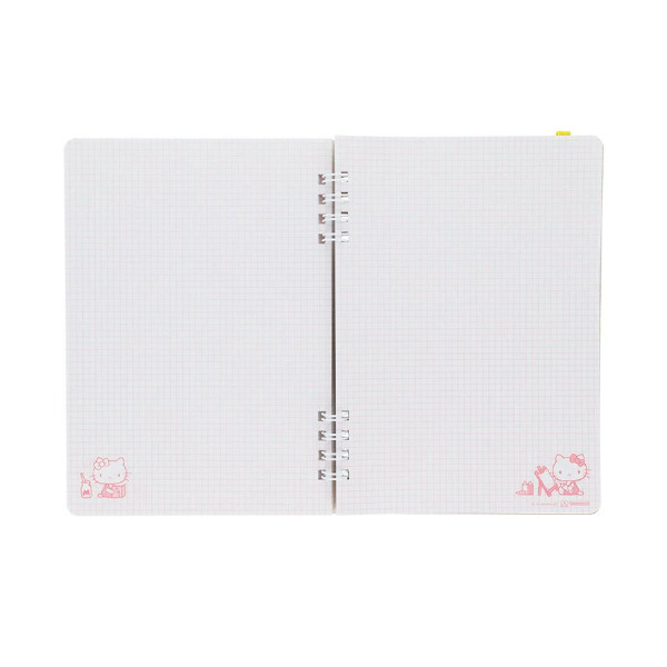 HELLO KITTY日製B6線圈筆記本(早餐時光)