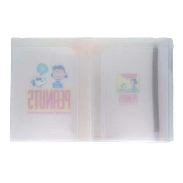 SNOOPY A4 5層檔案資料夾附夾鍊袋(喜劇場景2-莎莉)