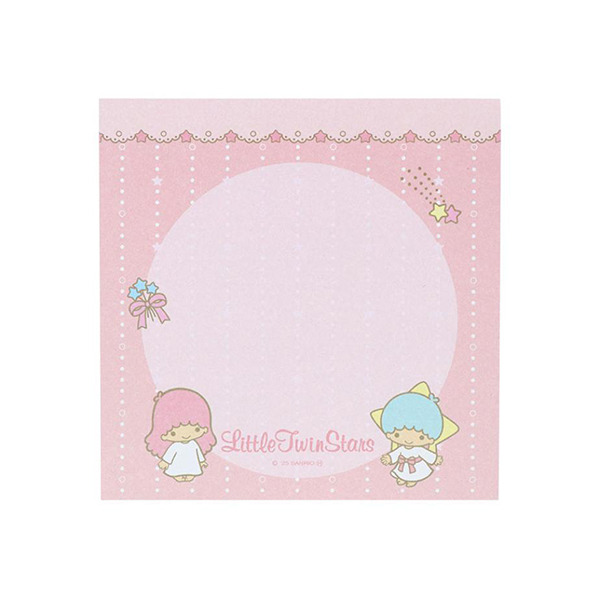 雙星仙子日製方形便條本(魔法天空)