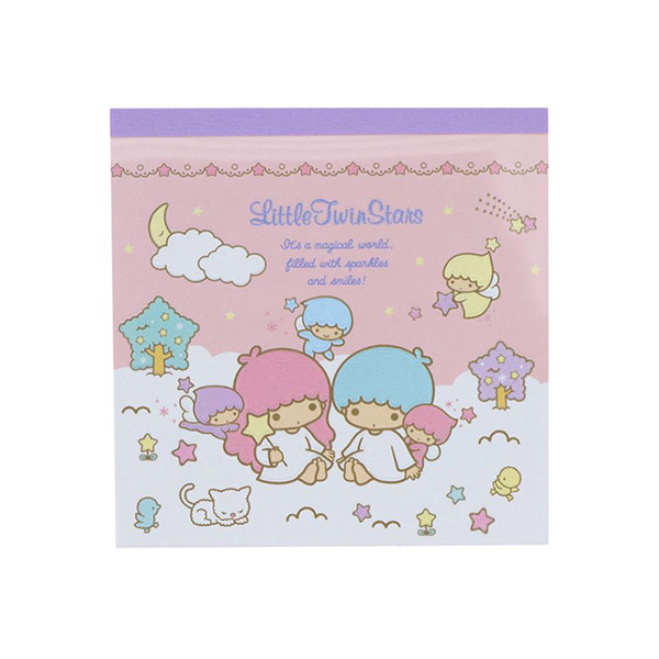 雙星仙子日製方形便條本(魔法天空)