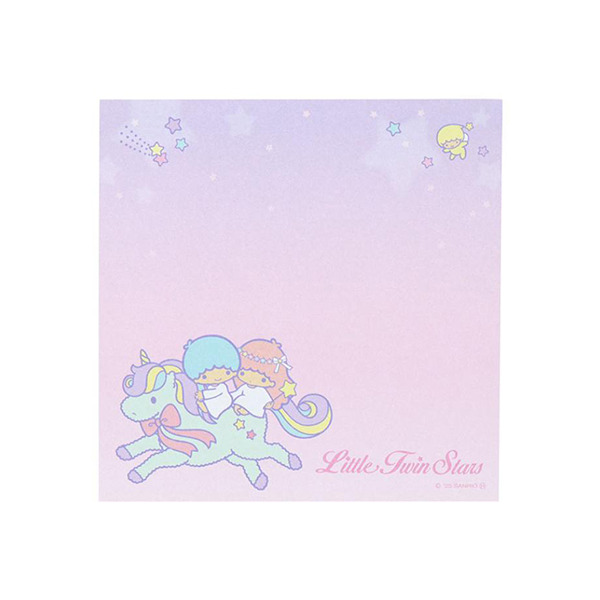 雙星仙子日製方形便條本(獨角獸)