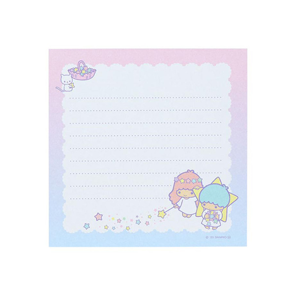 雙星仙子日製方形便條本(獨角獸)