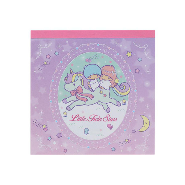 雙星仙子日製方形便條本(獨角獸)