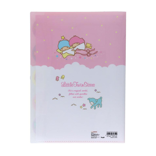 雙星仙子日製A4 5層檔案資料夾(魔法天空)