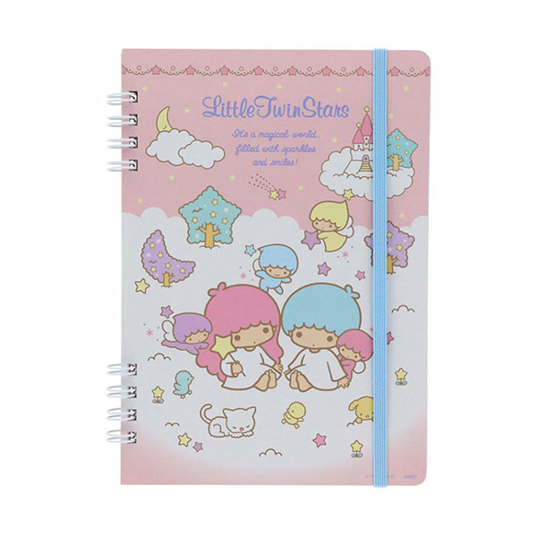 雙星仙子日製B6線圈筆記本(魔法天空)