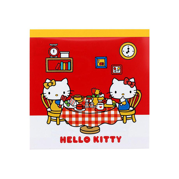 HELLO KITTY日製方形便條本(早餐時光)