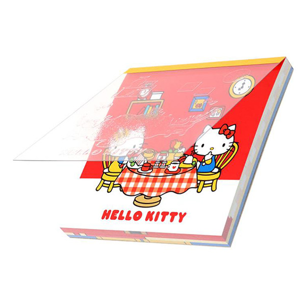 HELLO KITTY日製方形便條本(早餐時光)