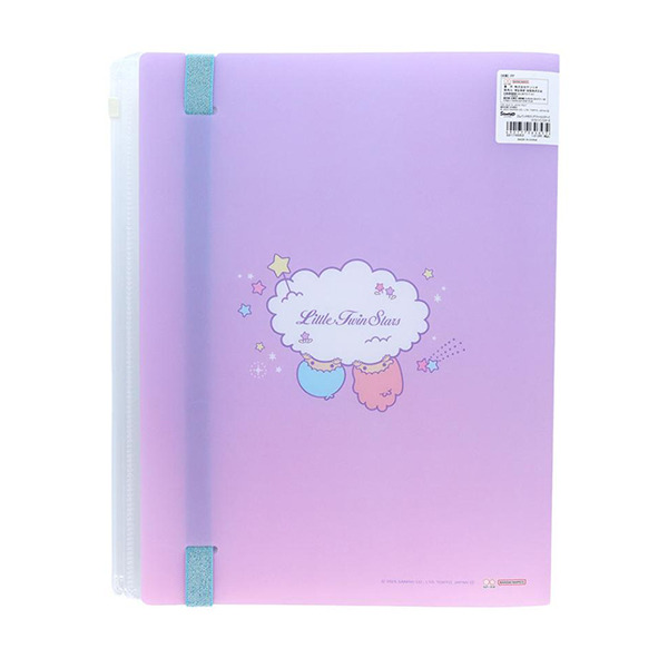 雙星仙子A4 5層檔案資料夾附夾鍊袋(獨角獸)