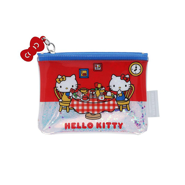 HELLO KITTY PVC扁平小物收納袋(早餐時光)