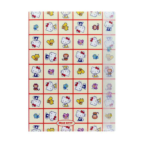 HELLO KITTY日製A4 5層檔案資料夾(復古三麗鷗人物4)