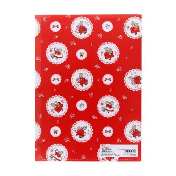 兔媽媽日製A4 5層檔案資料夾(復古三麗鷗人物4)