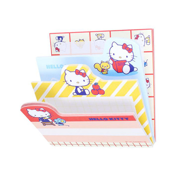 HELLO KITTY日製自黏便箋/標籤便利貼(復古三麗鷗人物4)