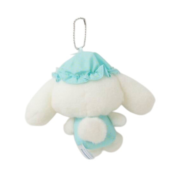 大耳狗造型玩偶吊鍊(緞帶睡帽)