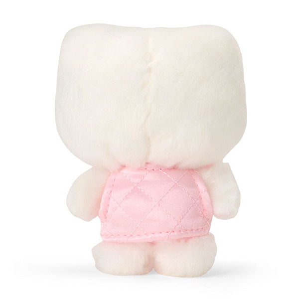 HELLO KITTY造型迷你玩偶吊鍊-粉小花(迷你絎縫菱格Ⅱ)