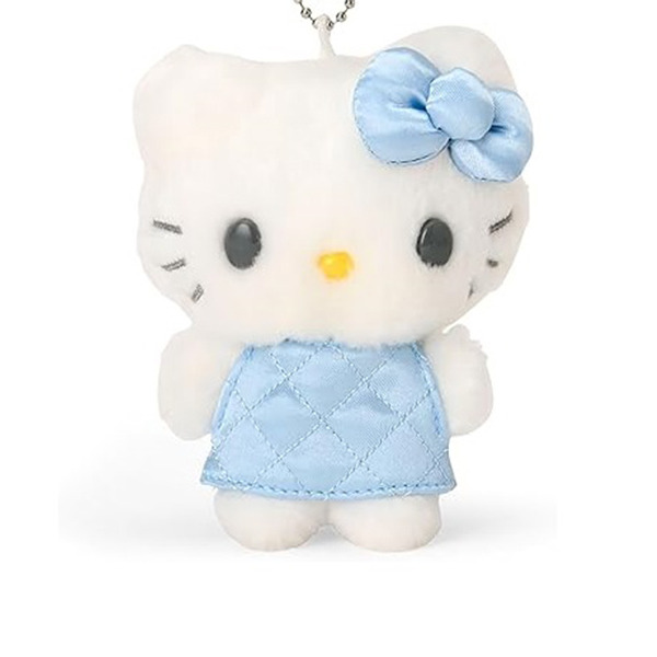 HELLO KITTY造型迷你玩偶吊鍊-藍天使(迷你絎縫菱格Ⅱ)