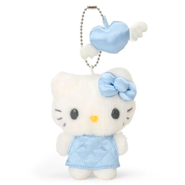 HELLO KITTY造型迷你玩偶吊鍊-藍天使(迷你絎縫菱格Ⅱ)