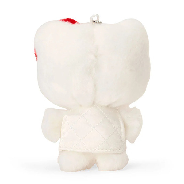 HELLO KITTY造型迷你玩偶吊鍊-白(迷你絎縫菱格Ⅱ)