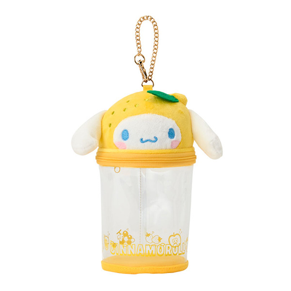 大耳狗造型透明收納包/娃包附鍊(水果維他命)