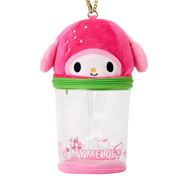 美樂蒂造型透明收納包/娃包附鍊(水果維他命)