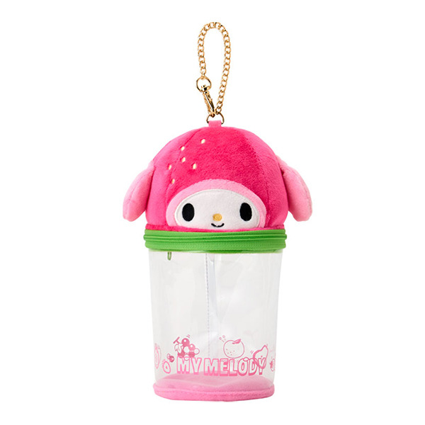 美樂蒂造型透明收納包/娃包附鍊(水果維他命)