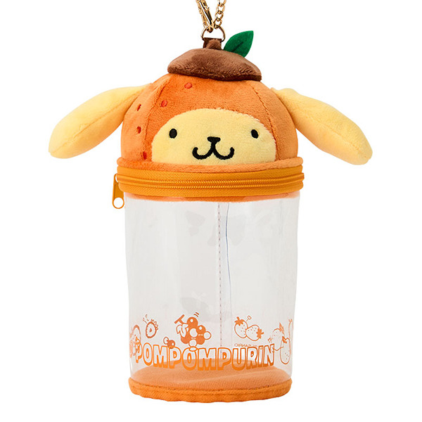 布丁狗造型透明收納包/娃包附鍊(水果維他命)