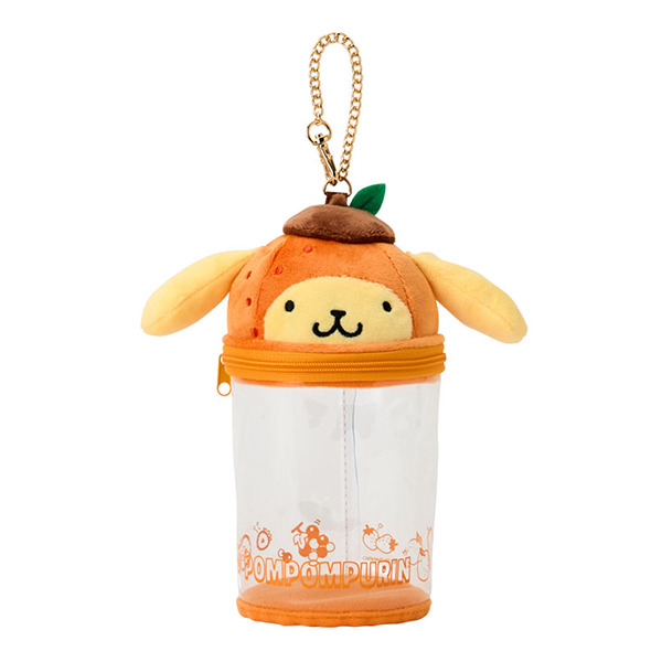 布丁狗造型透明收納包/娃包附鍊(水果維他命)