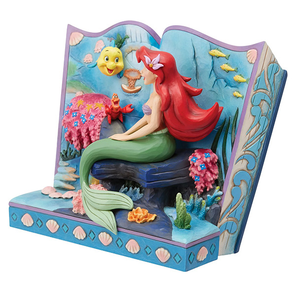 小美人魚海底世界故事書塑像-A Mermaid's Tale