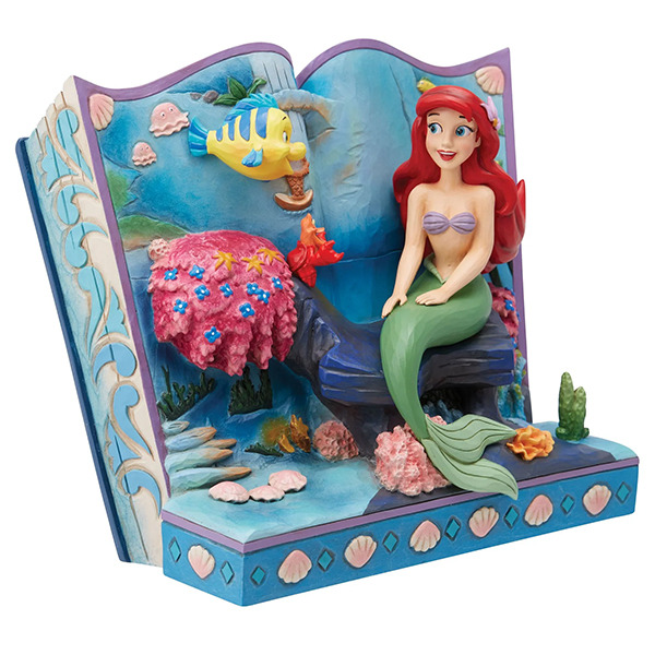 小美人魚海底世界故事書塑像-A Mermaid's Tale