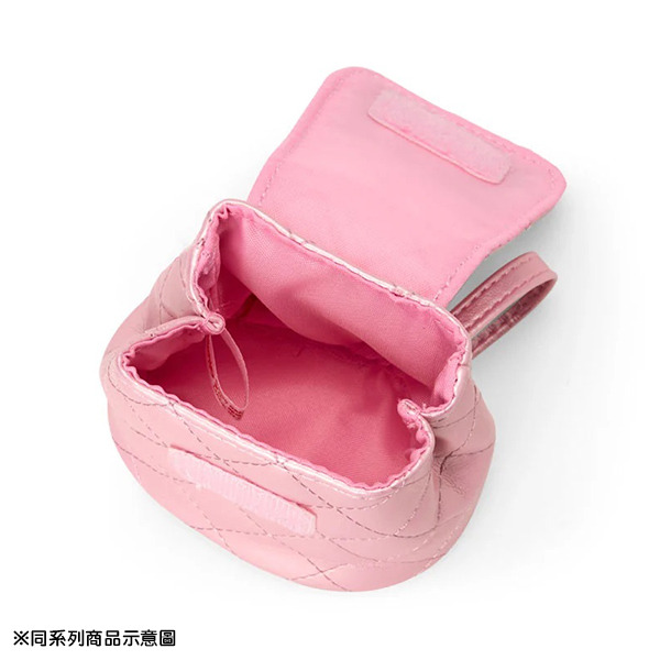 HELLO KITTY小背包造型零錢包附扣環-白(迷你絎縫菱格Ⅱ)