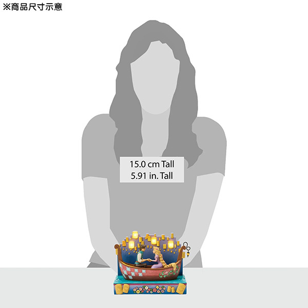 魔法奇緣浪漫乘船燈籠塑像-A Dream Come True