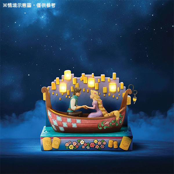 魔法奇緣浪漫乘船燈籠塑像-A Dream Come True