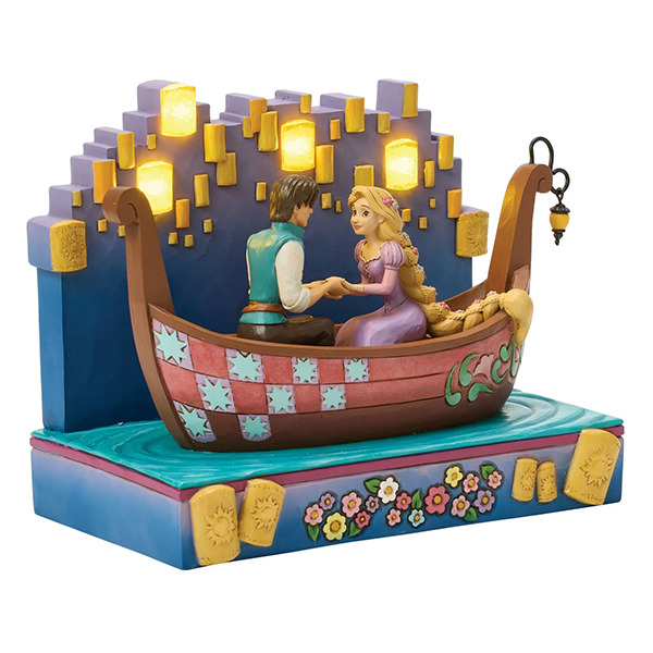 魔法奇緣浪漫乘船燈籠塑像-A Dream Come True