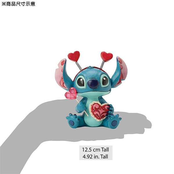 史迪奇情人節愛心裝扮塑像-Sucker for Love