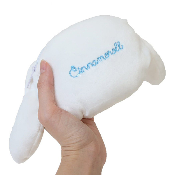 大耳狗造型絨毛小物收納包(大臉)