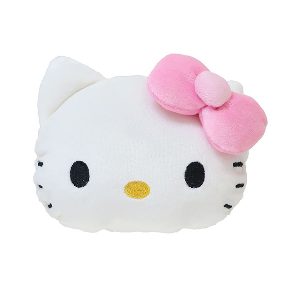 HELLO KITTY造型絨毛小物收納包(大臉)