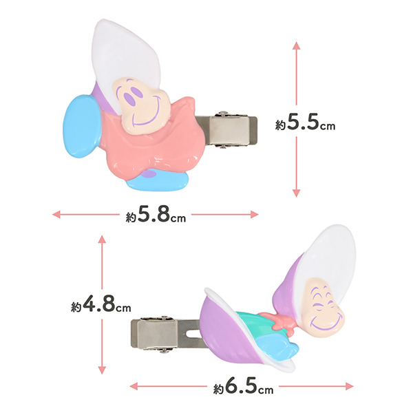 牡蠣寶寶造型髮夾/瀏海固定髮夾組-一組2個入