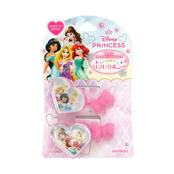 迪士尼公主日製造型髮束組-一組2個入(閃亮愛心)
