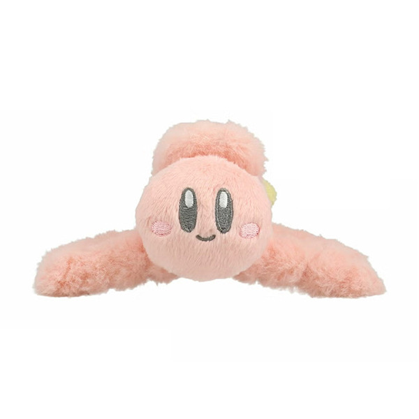 星之卡比毛毛鯊魚夾/大髮夾(大臉星星)