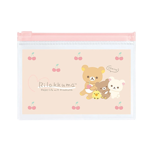 拉拉熊PVC扁平夾鍊袋組-一組2個入(日常)