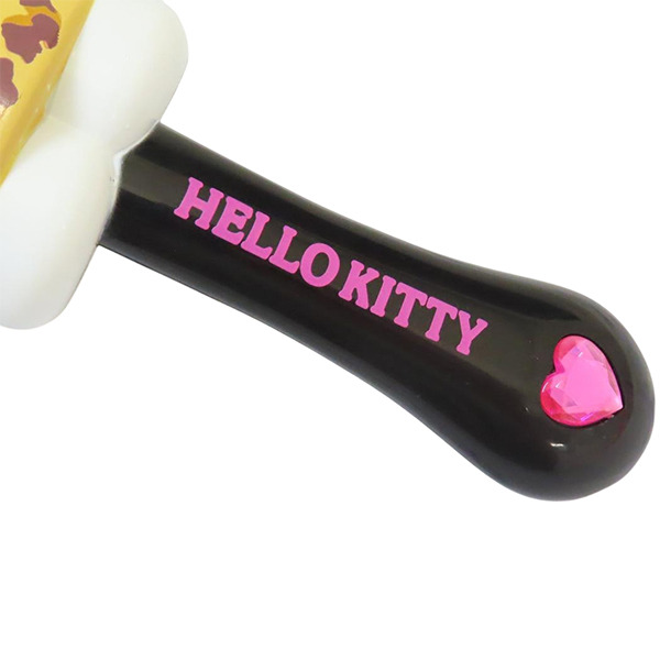 HELLO KITTY造型髮梳(棕豹紋)
