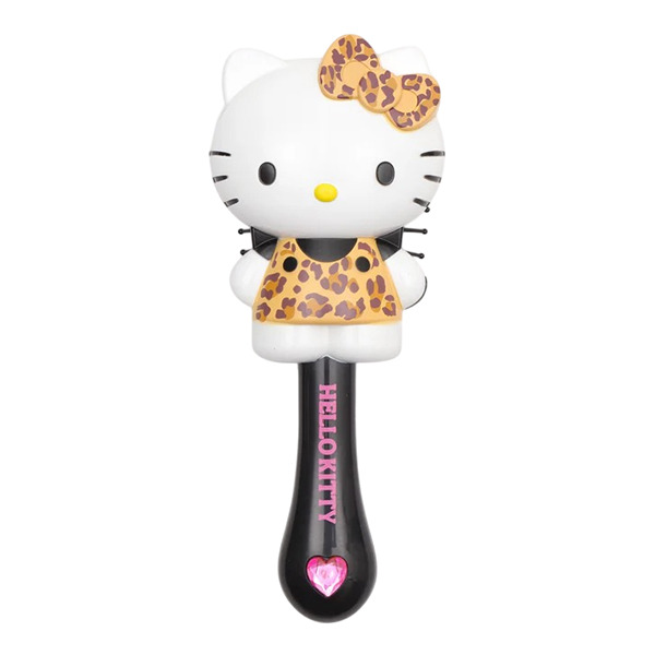HELLO KITTY造型髮梳(棕豹紋)