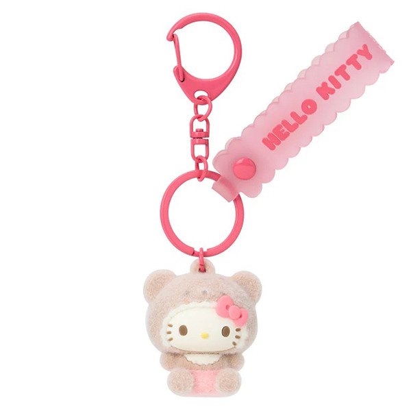 HELLO KITTY立體公仔造型鑰匙圈/掛飾(裝扮熊寶寶)