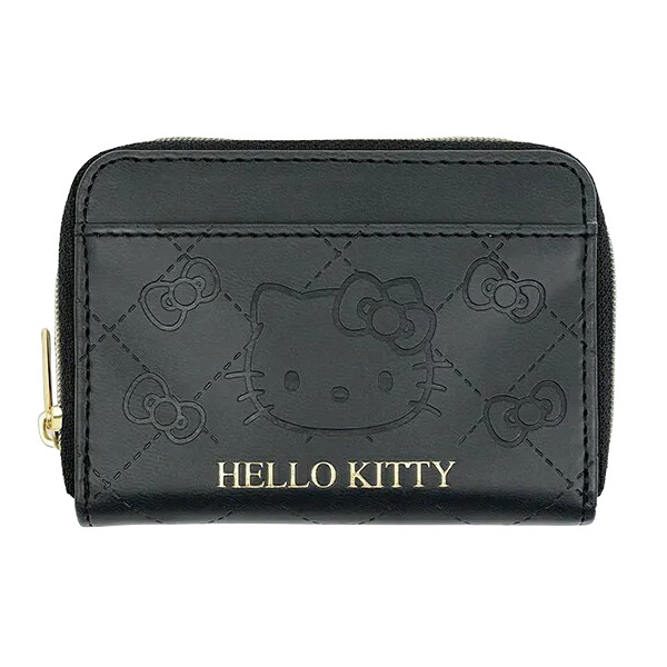 HELLO KITTY迷你皮夾/票卡零錢包(經典壓花)